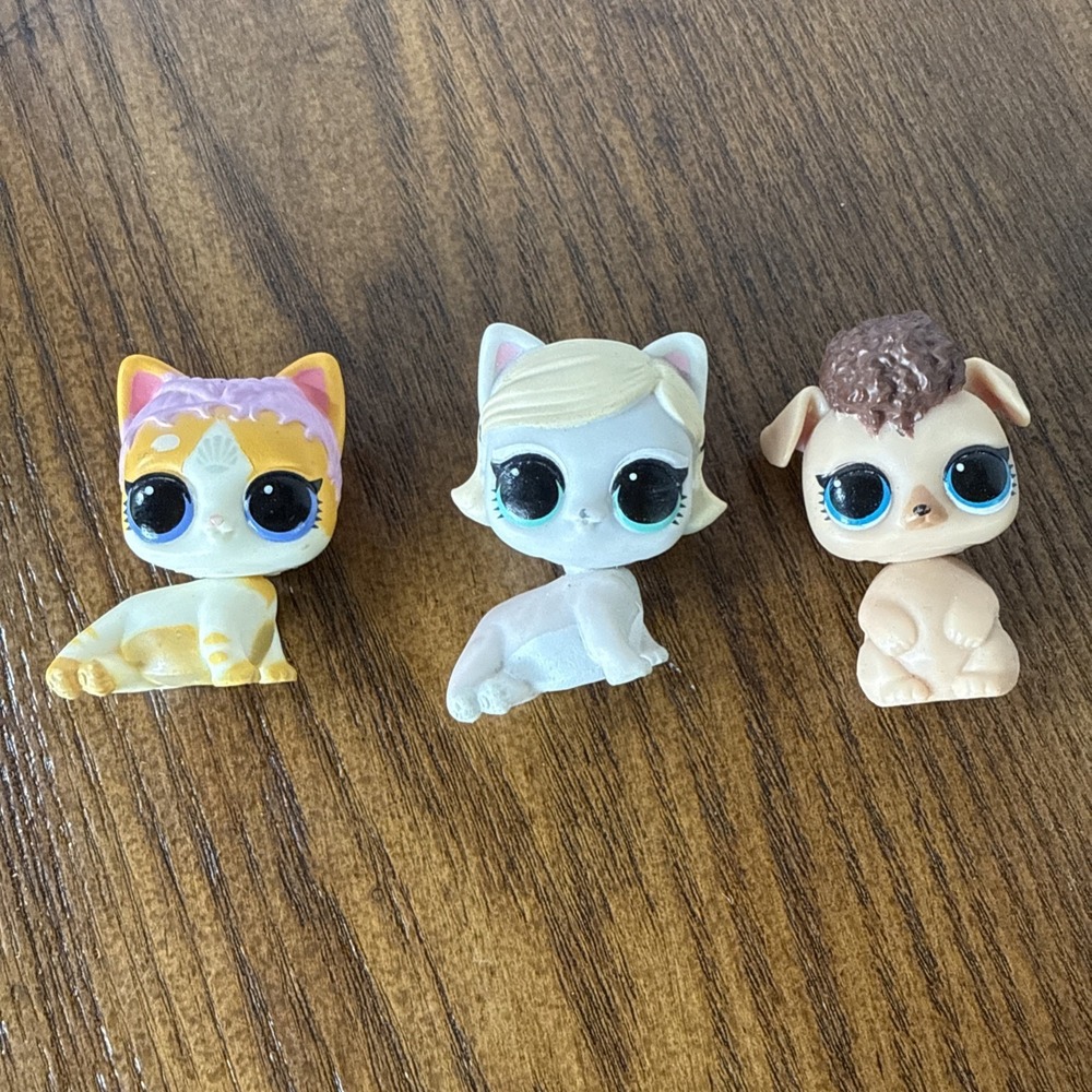 L.O.L Surprise! Lils Merkitty Lil Howla Lil Paws Lot Of 3 Mini Figures